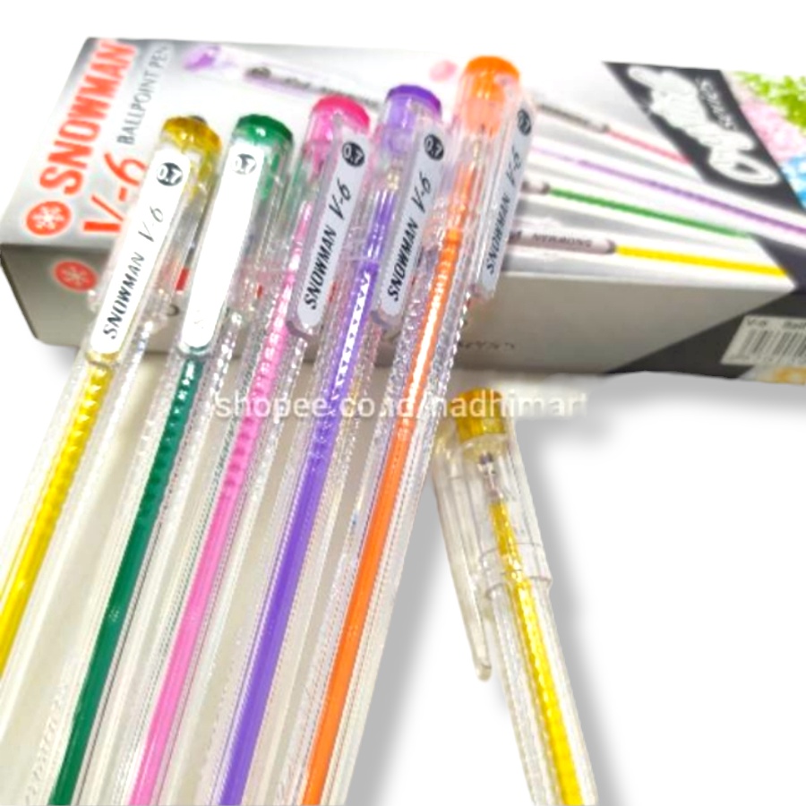 

SNOWMAN V6 PULPEN 0,7MM HITAM / BOLPEN SNOWMAN V6 / PULPEN SNOWMAN / PULPEN SNOWMAN V6 HITAM