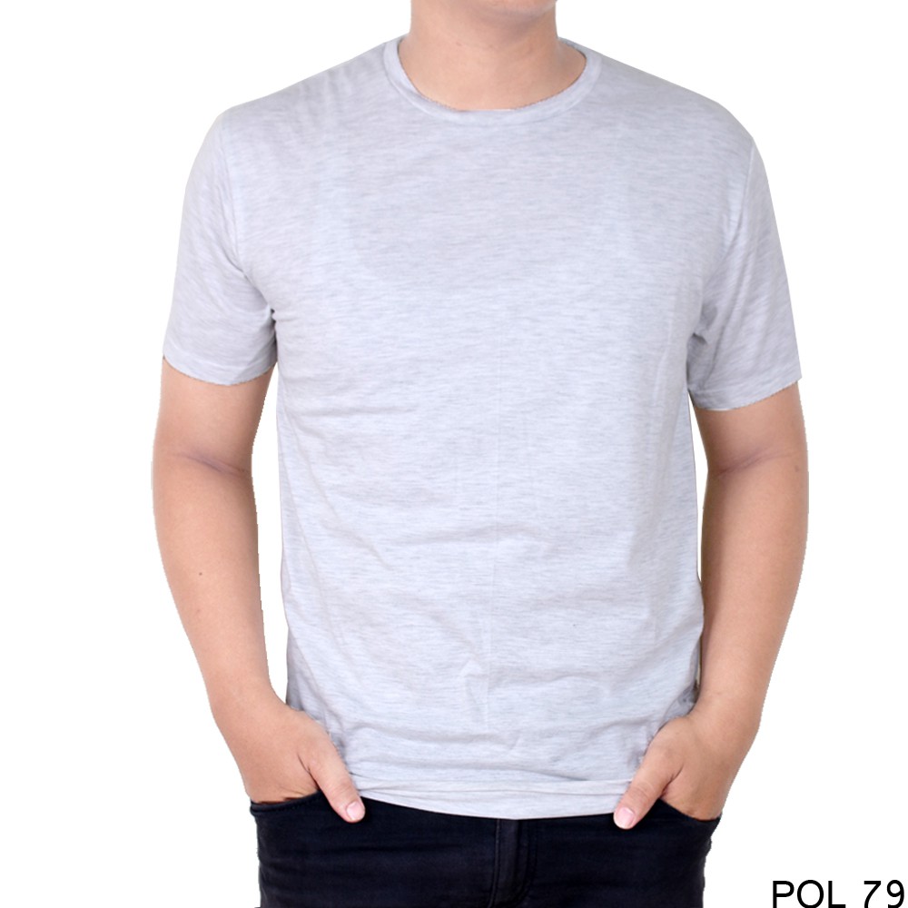 Kaos Polos Simple Pendek Casual - POL 79