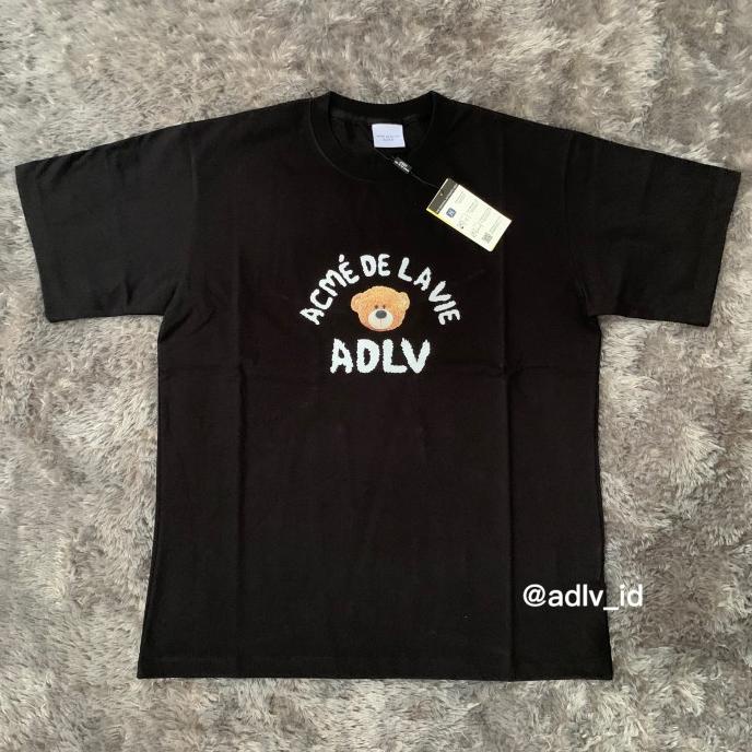 Acme De La Vie Adlv Teddy Bear (Bear Doll) Short Sleeve T-Shirt Black