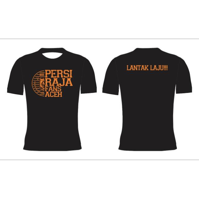 KAOS PERSIRAJA ACEH Tersedia Warna Hitam dan Orange, tersedia berbagai macam size..Buruan Serbuuu