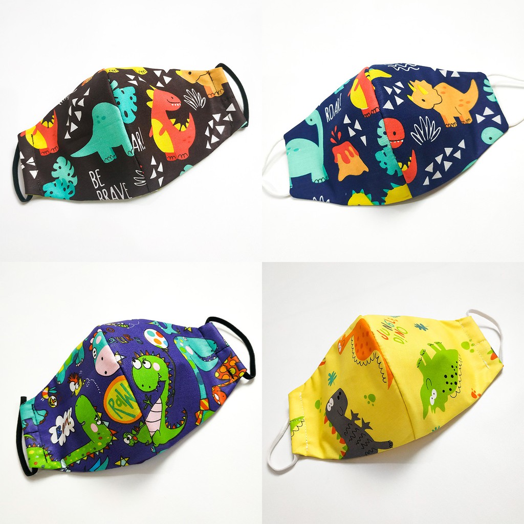 Masker Katun Motif ( DINO SERIES )