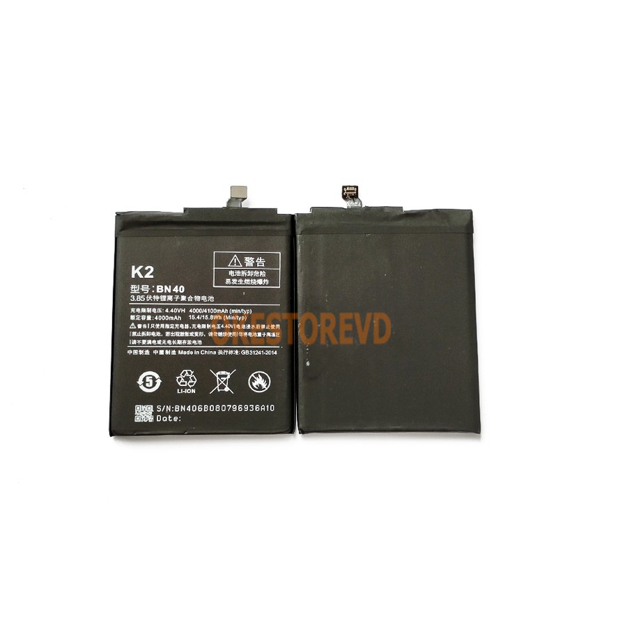 BATERAI XIAOMI / BN 40 / XIAOMI REDMI 4 PRIME / REDMI 4 PRIME / BATRE / BATTERY / BATERE