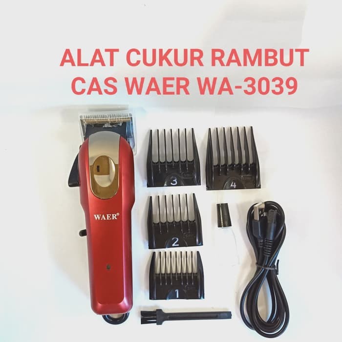 ALAT CUKUR RAMBUT CAS WAER WA-3039 HAIR CLIPPER RECHARGE