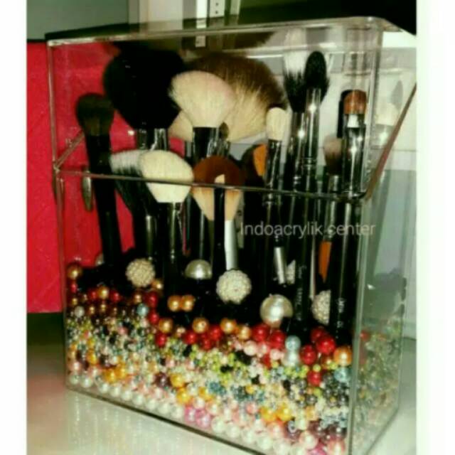 Acrylic brush tanpa sekat,  akrilik box brush