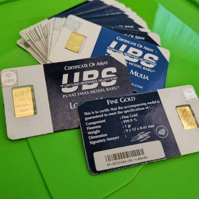 Logam mulia ubs (99.99%/24K) 1gram