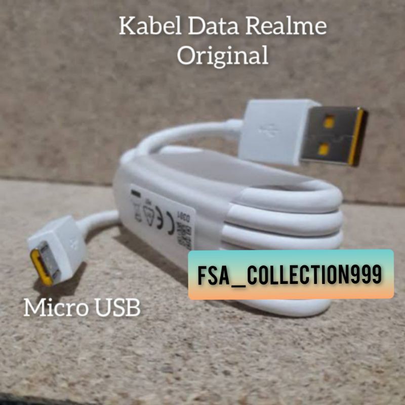 Kabel Data Realme Micro USB Original Fast charging