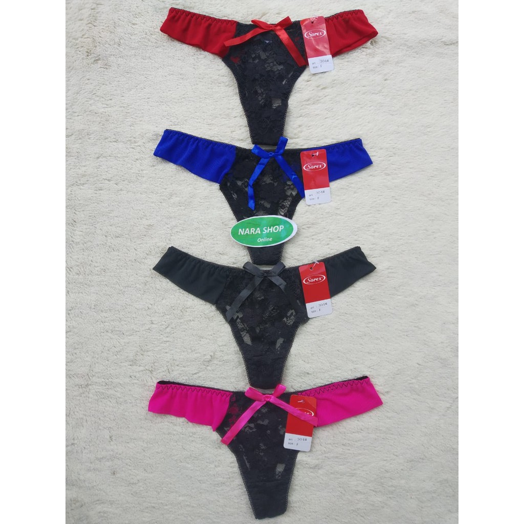 Cd Wanita G String Sorex 304Transparan | Cd Wanita Dewasa | Pakian Dalam Wanita |Cd Sorex
