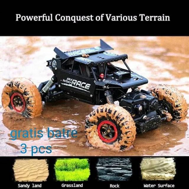 MOBIL REMOT RC 4WD METAL ALLOY 2,4GHZ MAINAN ANAK REMOTE CONTROL