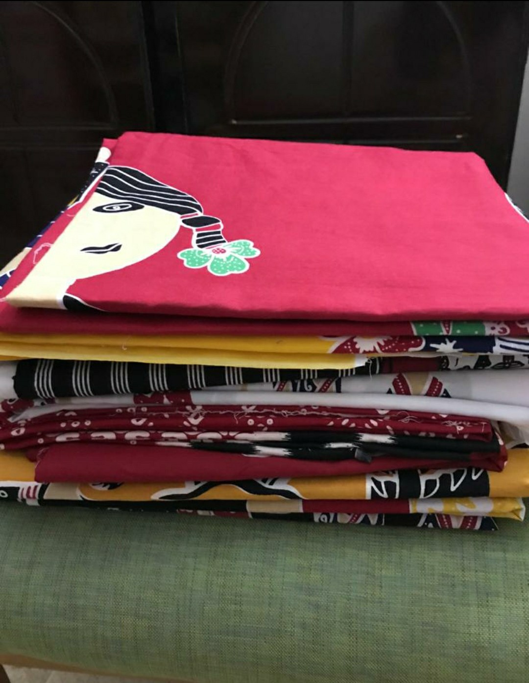 Kain Batik Laweyan Solo Bu Tedjo Merah Kode 62
