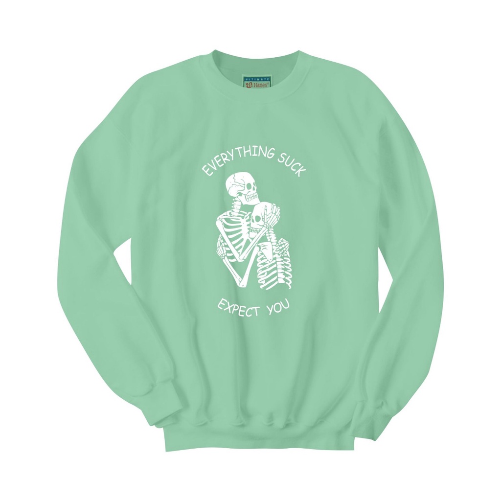 SWEATER CREWNECK EVERYTHING SUCK PRIA/WANITA