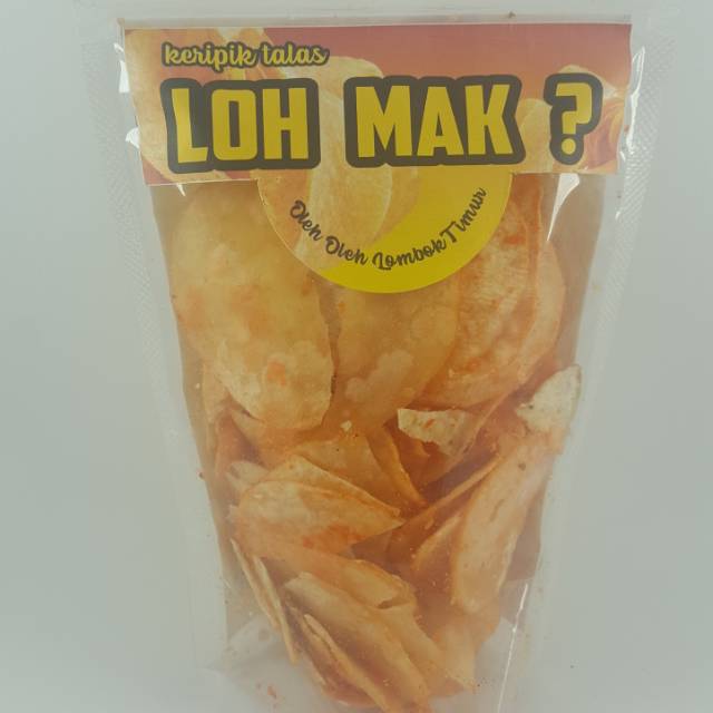 

loh mak" Keripik Talas 6 varian rasa