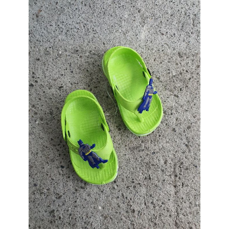 SANDAL JEPIT ANAK LAKI DULUX 112E BATMAN KARET TALI BELAKANG