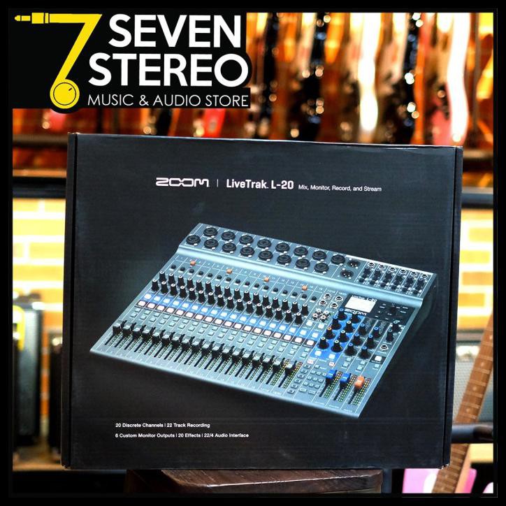 PROMO HARGA MURAH    Zoom L-20 L20 Live Track Digital Mixer - Mixer Audio Multitrack Mvb228