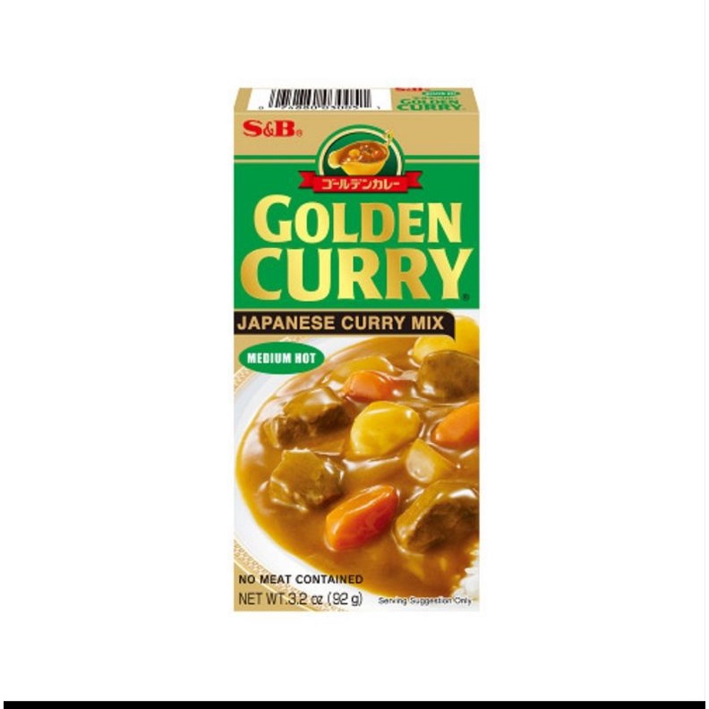 

S&B golden curry sauce medium hot 92gram