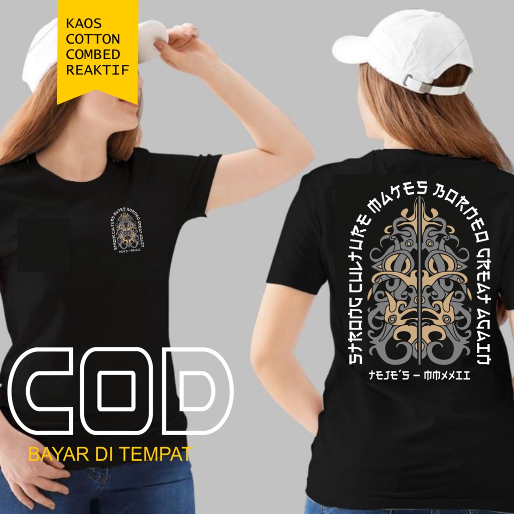 KAOS DAYAK INDONESIA CULTURE