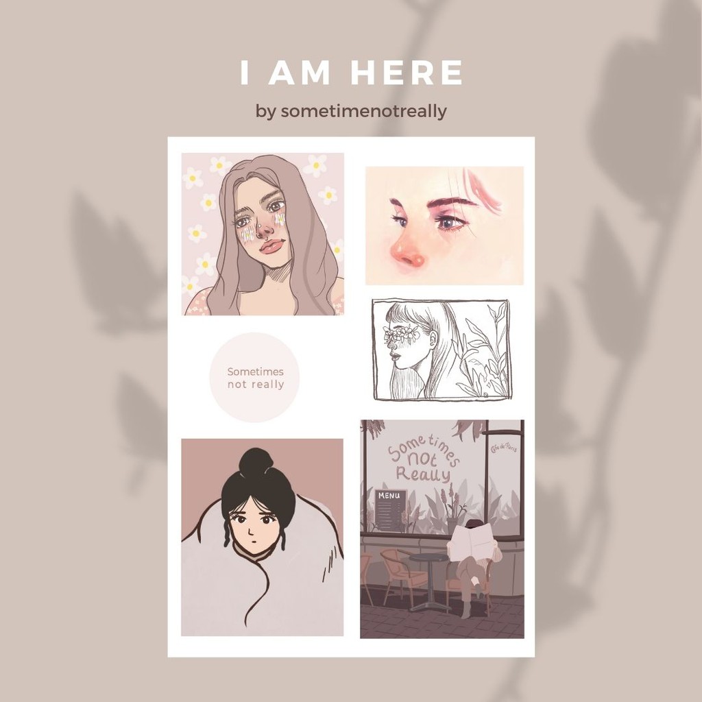 

I am Here Sticker Sheet