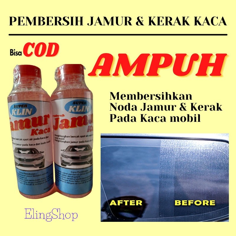 PAKET 5 BOTOL PEMBERSIH PENGHILANG KERAK JAMUR KACA BODY BODI VELG MOBIL