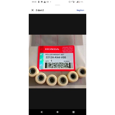 ROLLER SET BEAT ESP, VARIO ESP, SCOOPY ESP