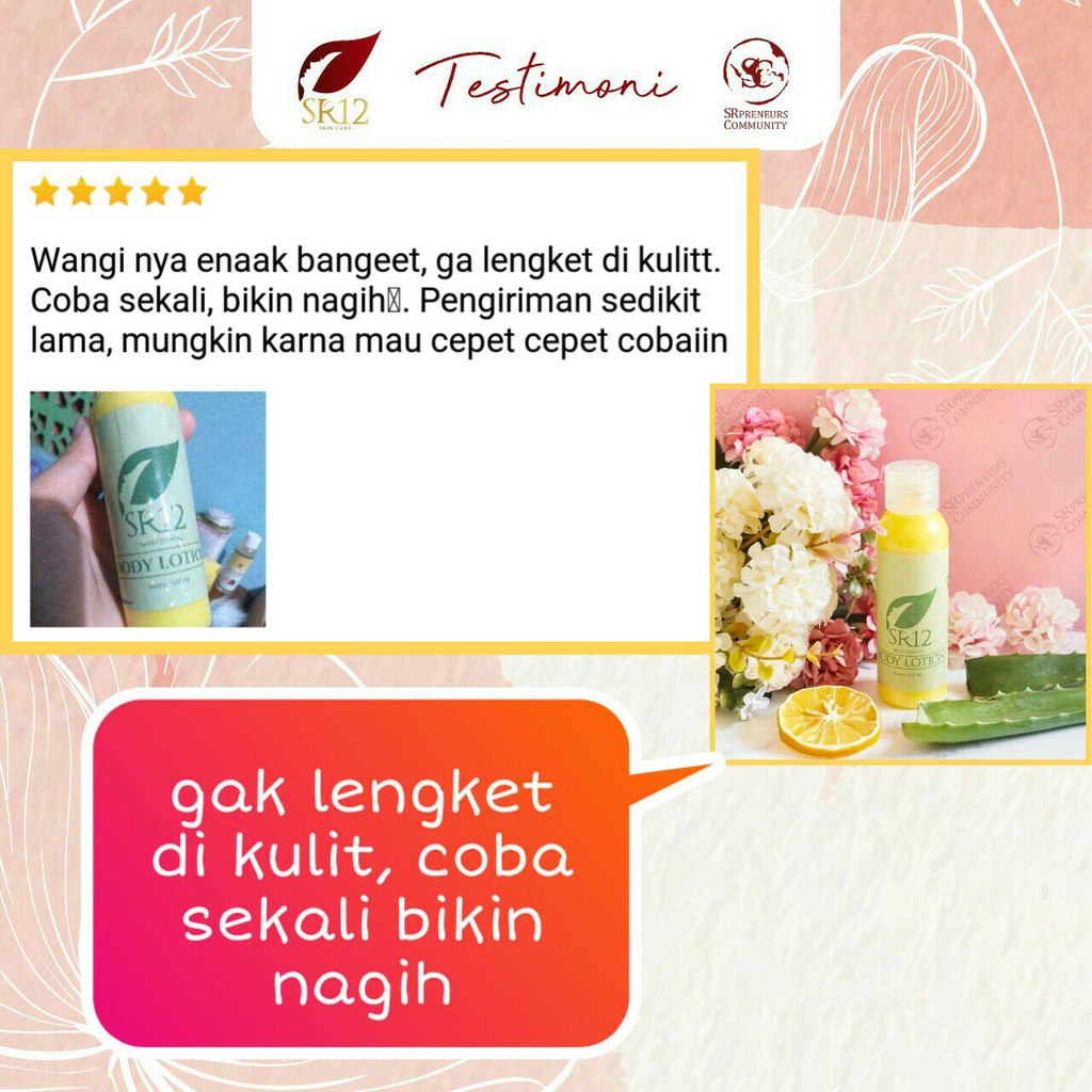 TERAMPUH PAKET ANTI BELANG SR12 / SUNBLOCK SPF 30++ / LOTION / SUNCARE / PENCERAH BADAN ALAMI BPOM