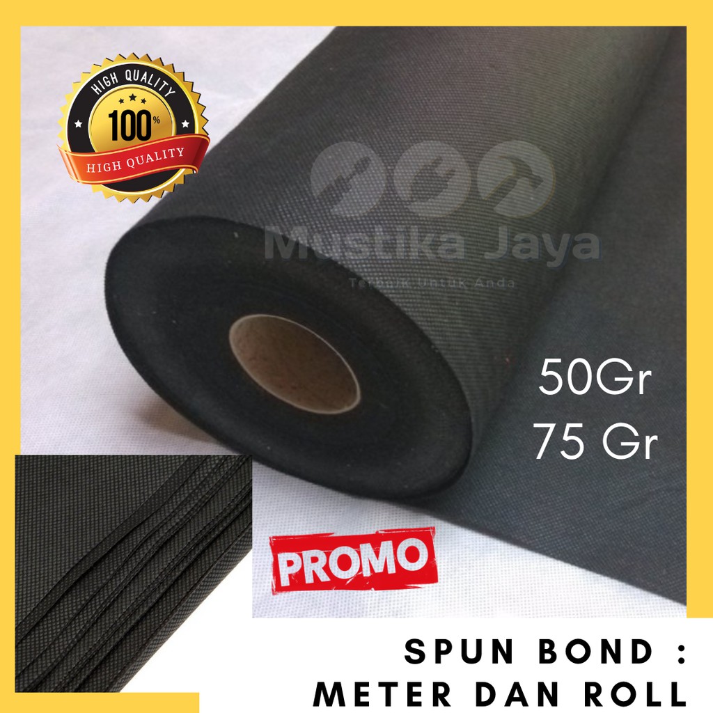 Kain SpunBond Kain Furing Spunbound Bahan Tas Sofa APD Masker - 50 GSM