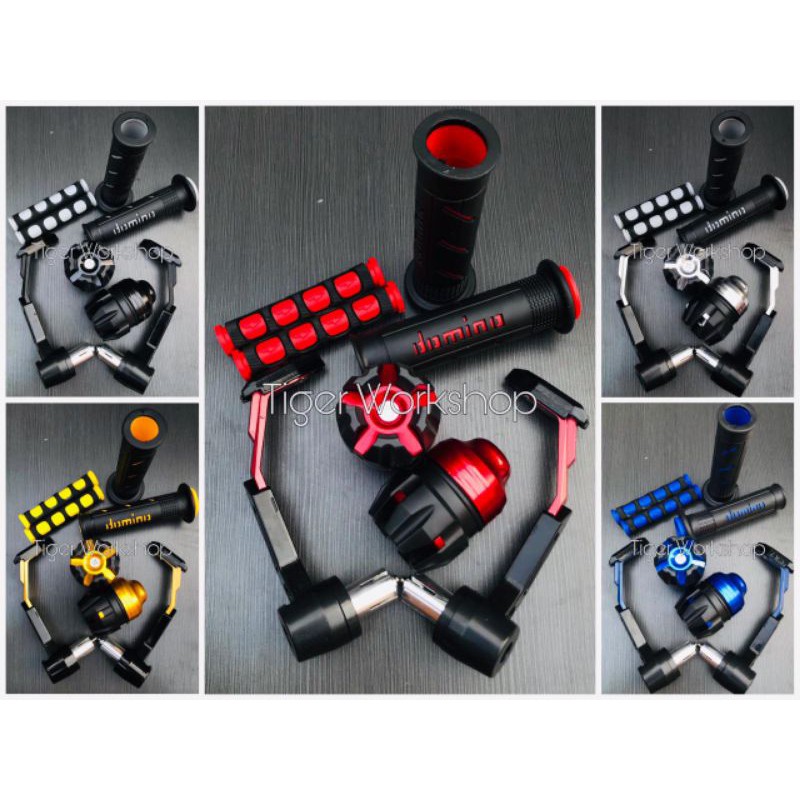 Paket 4in1 Proguard Robot Handgrip Jalu As Karet Handle Universal Semua Motor