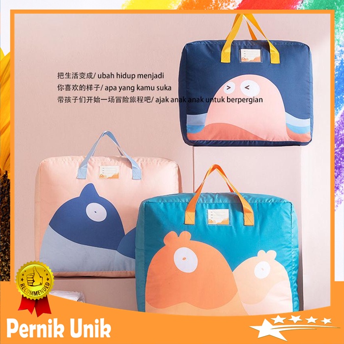 Storage Bag Tas Selimut Bedcover Tempat Penyimpanan Baju Pakaian Bayi