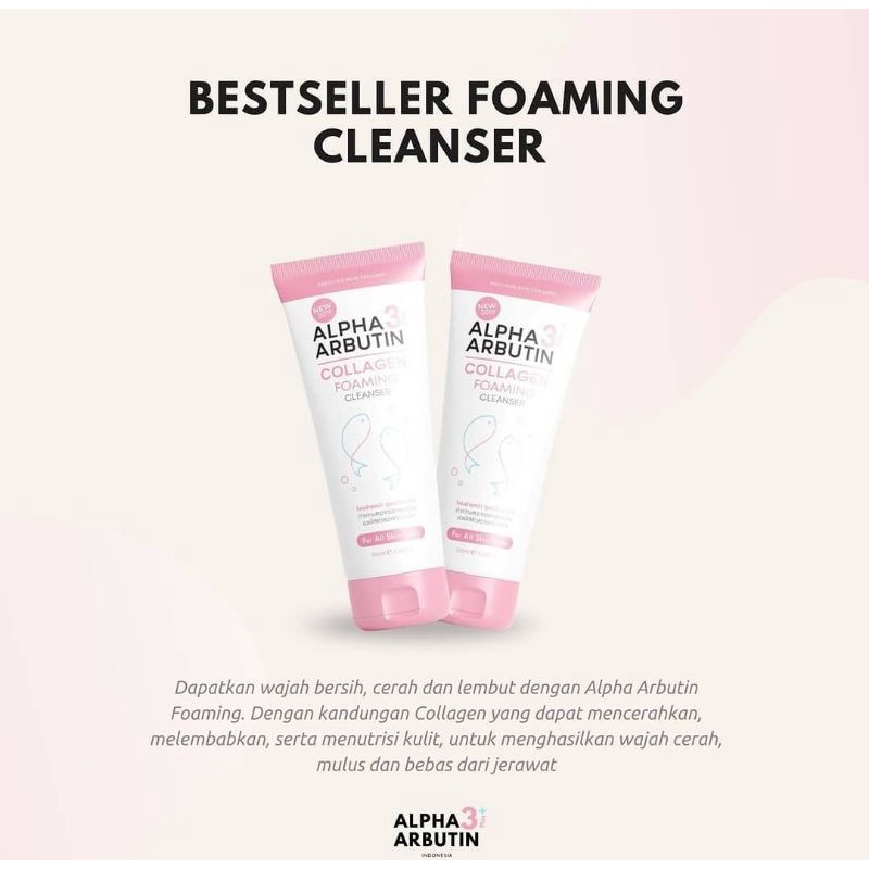 ALPHA ARBUTIN 3plus COLLAGEN FOAMING CLEANSER