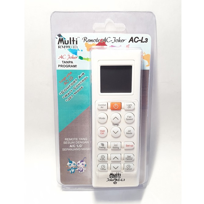 REMOTE AC LG UNIVERSAL