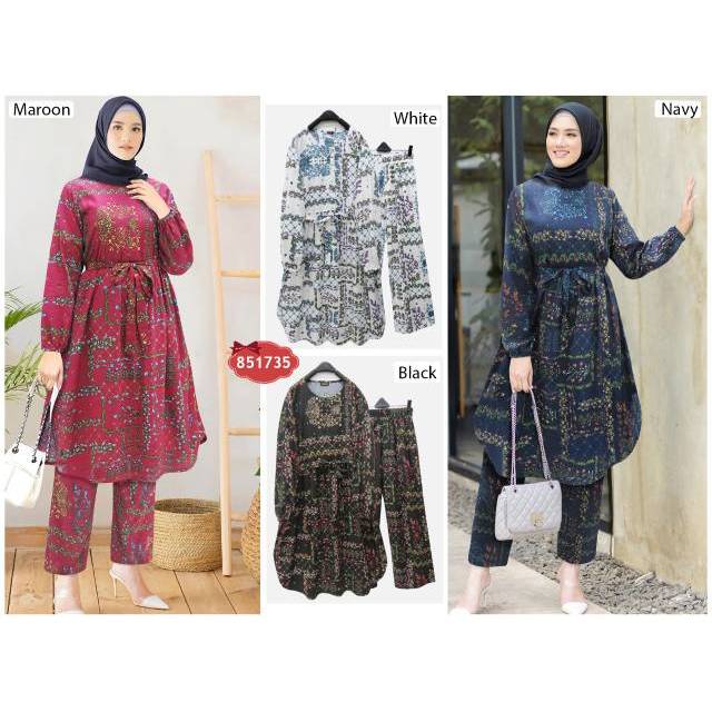 Setelan gamis extu 851735/setelan extu/setelan gamis