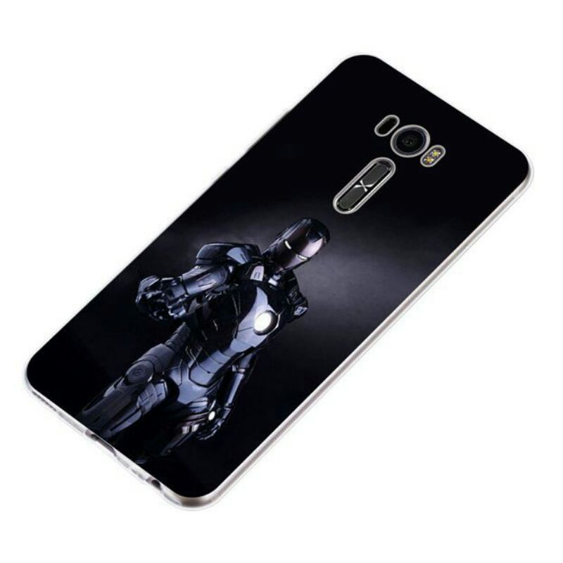 Case Asus Zenfone Selfie / ZD551KL / Z00UD Layar 5,5 inch Softcase Karakter Marvel Iron Man