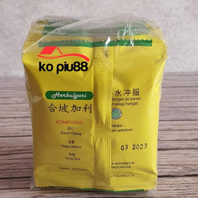 

[[BISA COD]] Herbulgari Tea Nature Herbal 10 Sachet Halal 50gr BERKUALITAS Kode 823