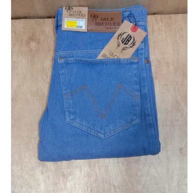 Celana Jeans Reguler Standar Premium Biru Muda