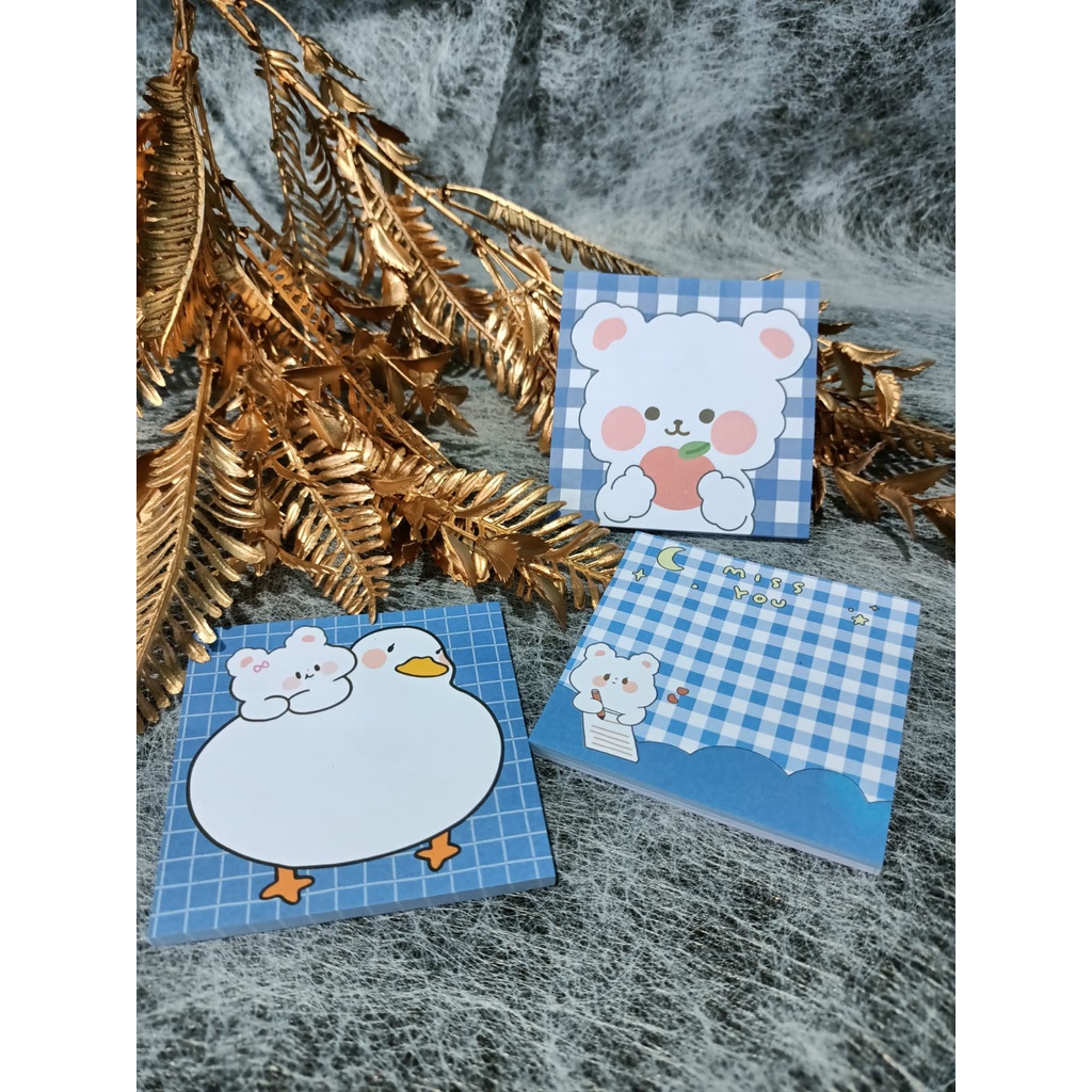

H 808 Sticky Note Animal Sticky Note Memo Pad Post It Note Karakter Cute Murah Model Lucu