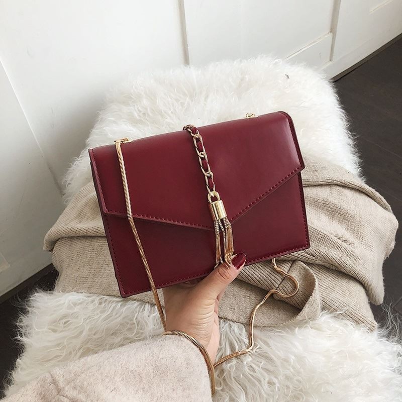 Tas Import Premium Selempang Stylish Kekinian Import B5530 (Wine)