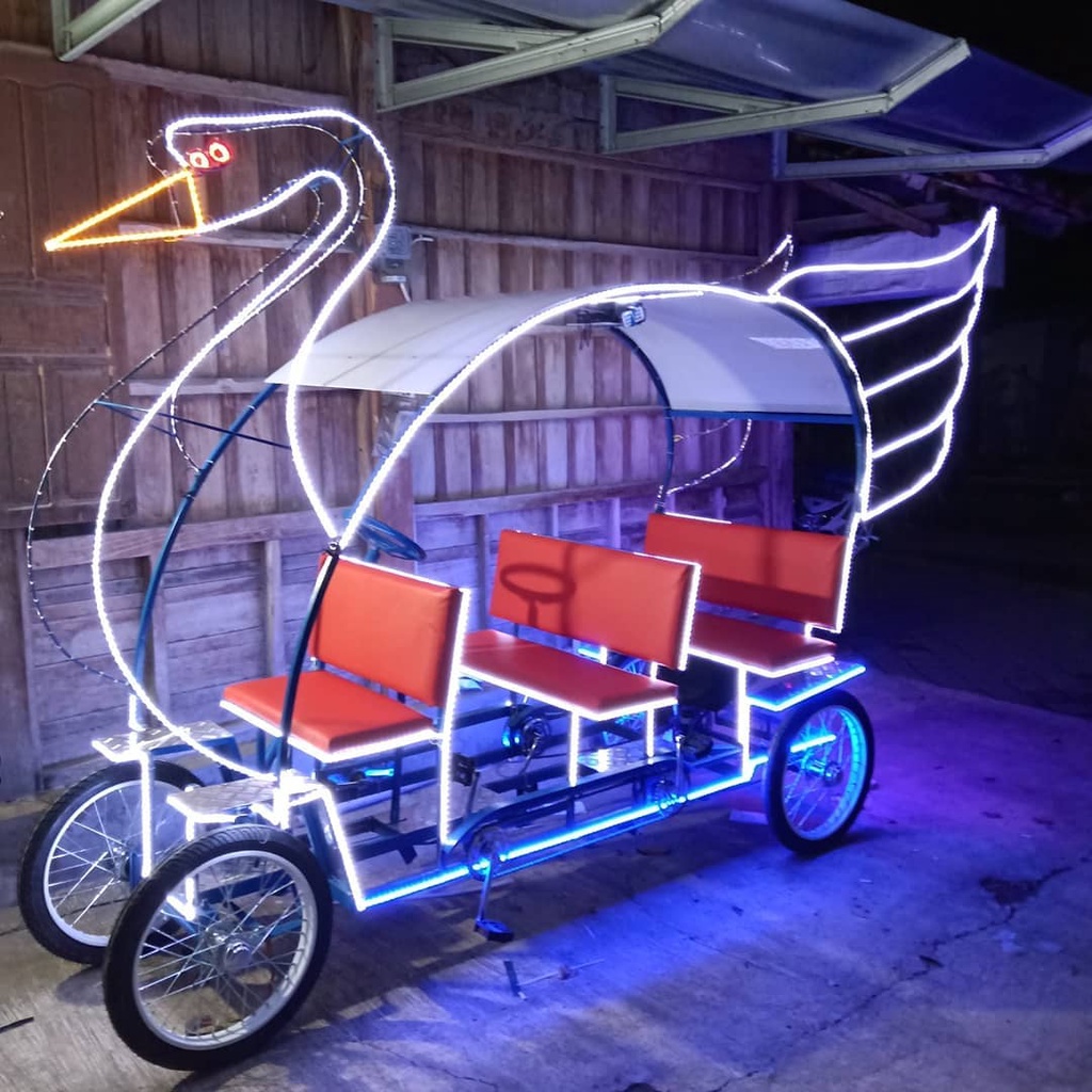 jual wahana becak cinta karakter