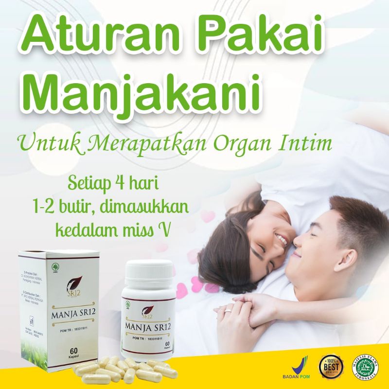 SR12 Manjakani Obat Keputihan Herbal - Pelancar Telat Haid - Merapatkan