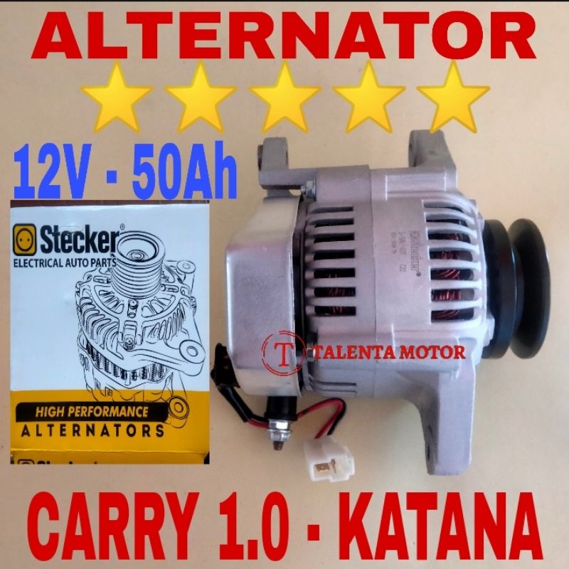 Jual Bergaransi Alternator Carry 10 St100 Extra St 100 Jimny Katana Dinamo Amper Komplit Assy 7987