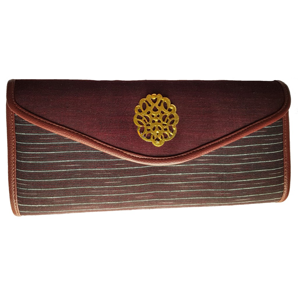 Clutch Tas Tangan Wanita Ulos Etnik Antik Unik