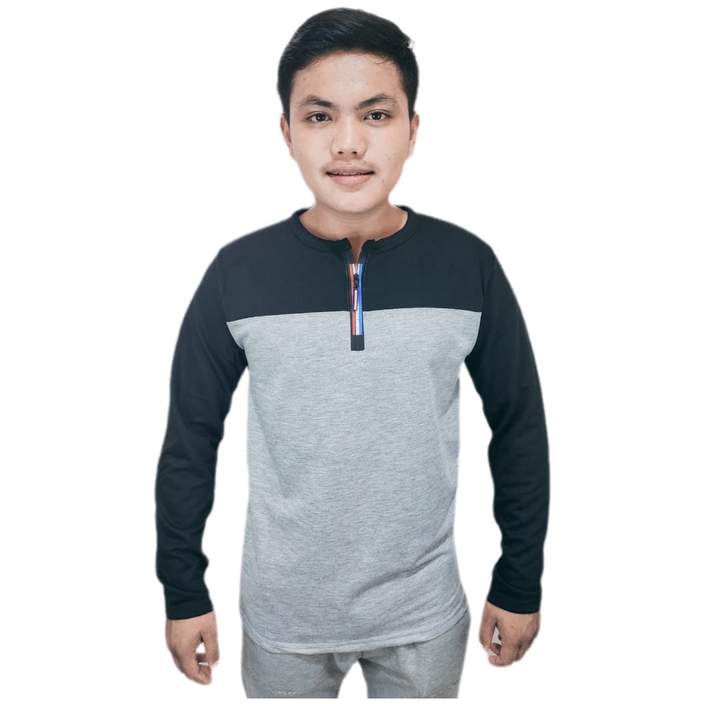 KAOS DISTRO PRIA KAOS RESLETING PRIA LENGAN PANJANG