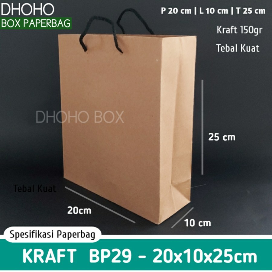 

ISI 12 BIJI paper bag murah 20x10x25 bp29 | kantong tas kertas | tas souvenir
