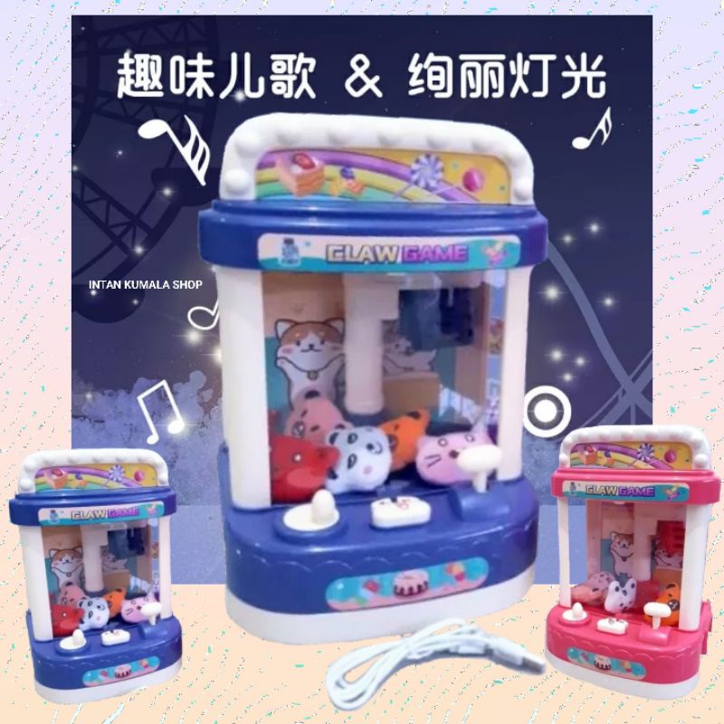 Mainan mesin capit boneka claw game