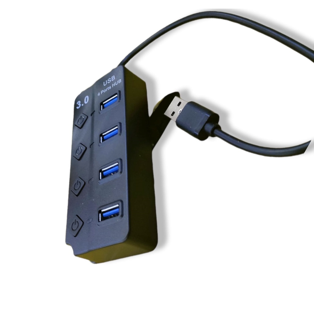 USB HUB 4 PORT USB 3.0 ON OFF HI SPEED / USB HUB VERSI 3.0 / USB 3