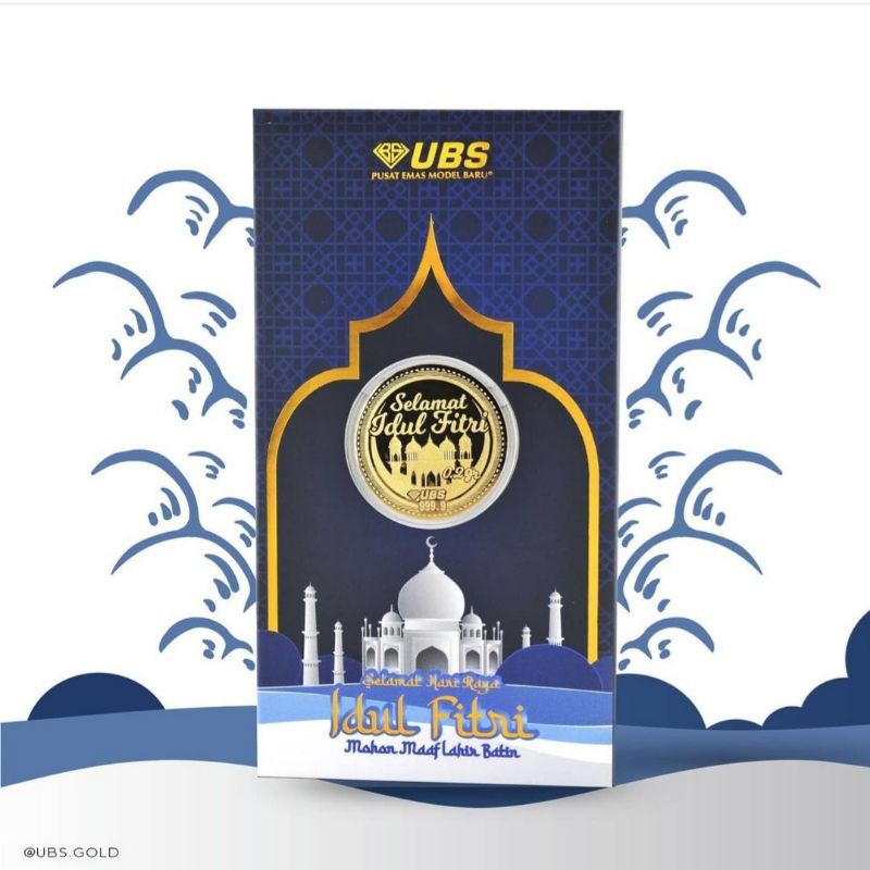 Angpao Idul Fitri lebaran logam 24K UBS