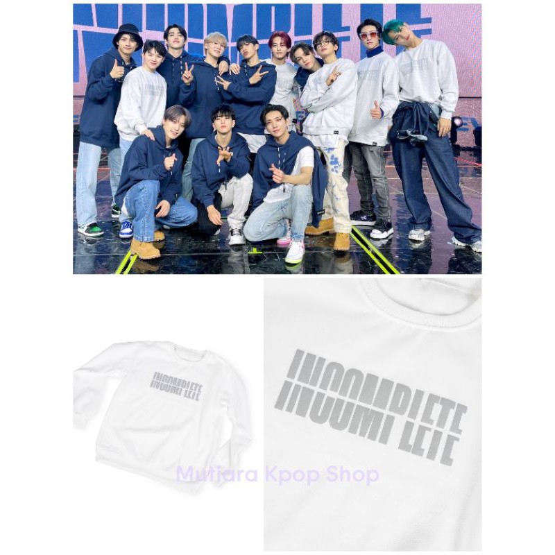 SEVENTEEN INCOMPLETE JUMPER / KOREA KPOP BAJU HOODIE JAKET JACKET KONSER CONCERT CARAT
