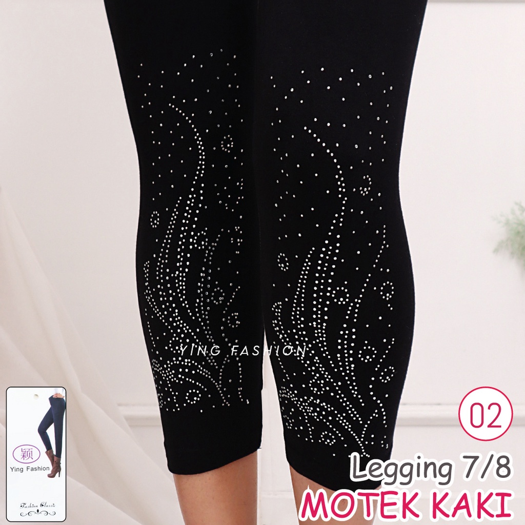 Legging MOTEK KAKI MK07-02 / LEGGING MOTEK  PENDEK / LEGGING FASHION PENDEK / LEGGING IMPORT / LEGGING YING FASHION