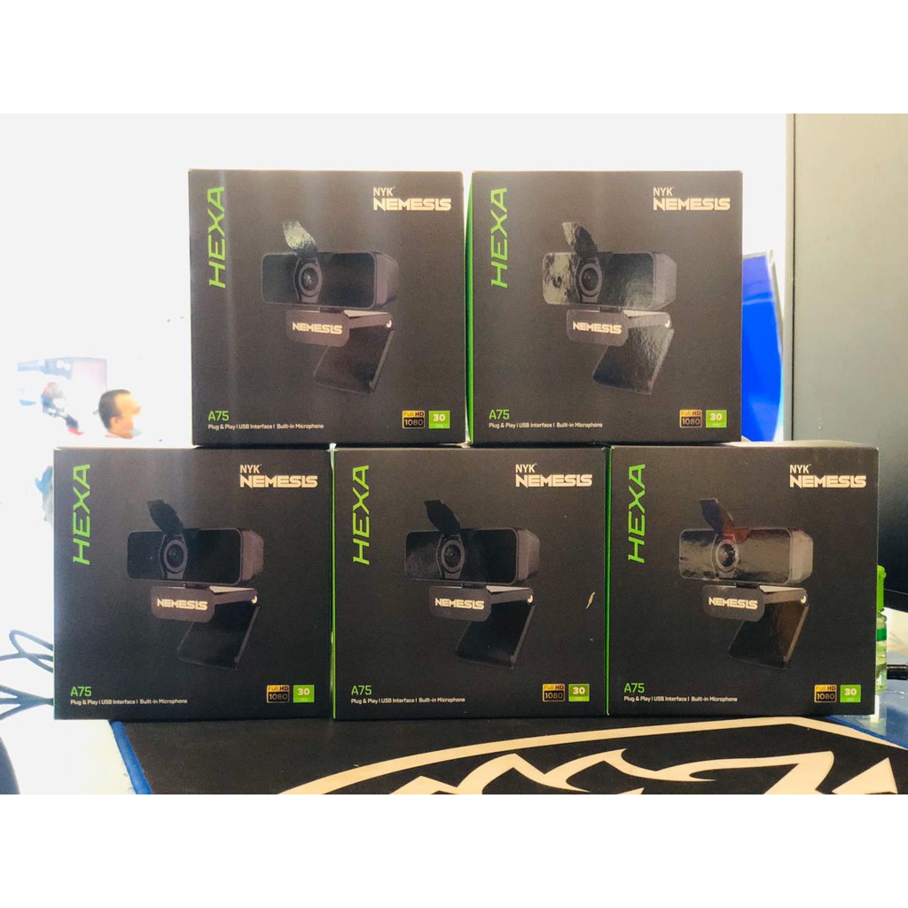 Webcam NYK NEMESIS A75 HEXA Full HD 1080P A 75