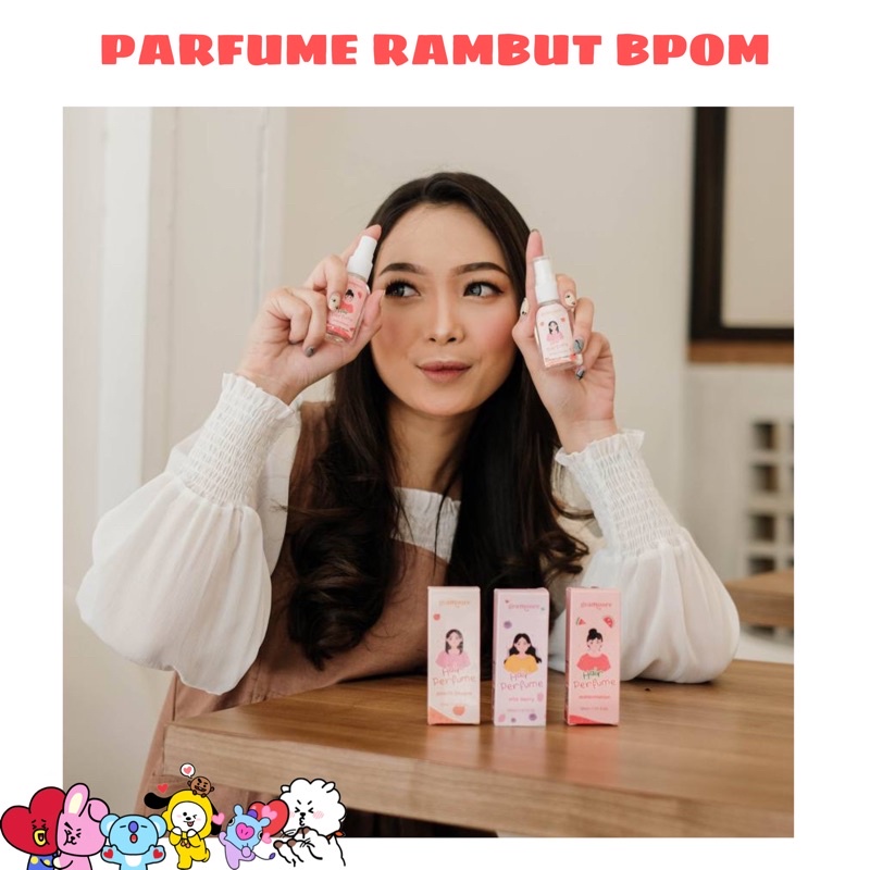 BPOM HAIR MIST / hair perfume geamoore Parfume Rambut Parfum Rambut 30ml