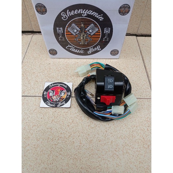 Holder Saklar Switch Swit Kiri Tombol Klakson Sein Lampu Honda Astrea Grand Impressa Grand Sabit Kap