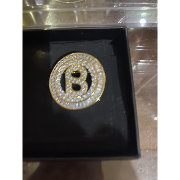 (Preloved ) Buttonscarves Brooch  orlin Multi color