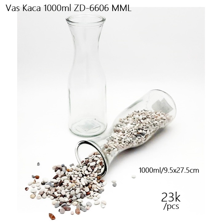 Vas/Botol Air Kaca 1000ml ZD-6605 MMD Hseware Corp